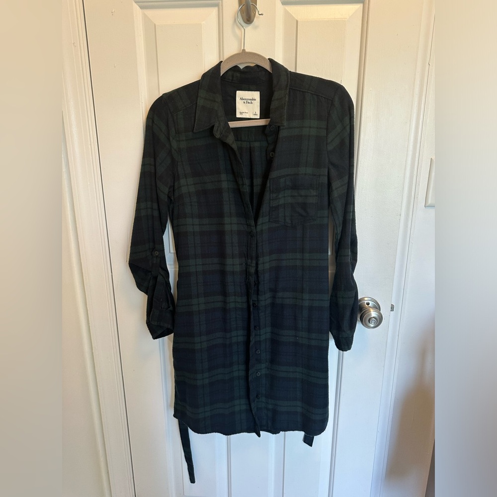 Abercrombie Flannel long sleeve dress